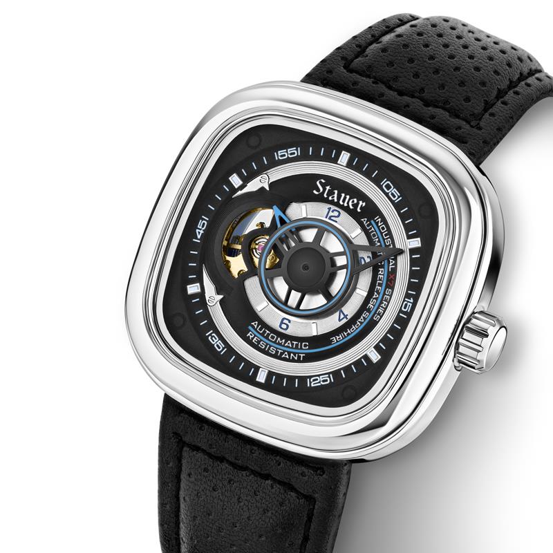 Stauer Square Skeleton Automatic Watch